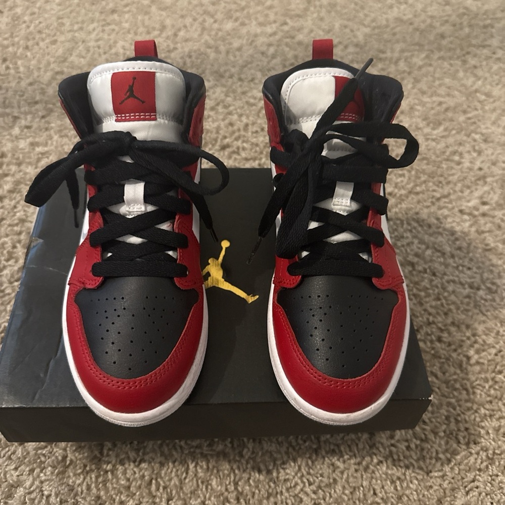 Kids Red and Black Sneakers